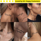 Tattoos with Messages – Upload & Get in 3 Days - TeMaRo™