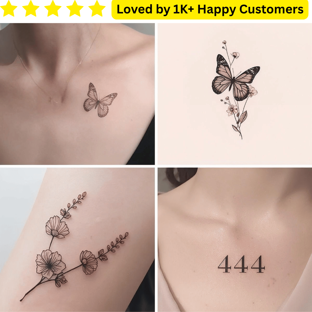 Butterfly Tattoo For Women – Custom Temporary Tattoos - TeMaRo™ 🇿🇦