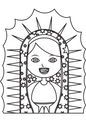 Fake Tattoo Stickers - Lady Guadalupe