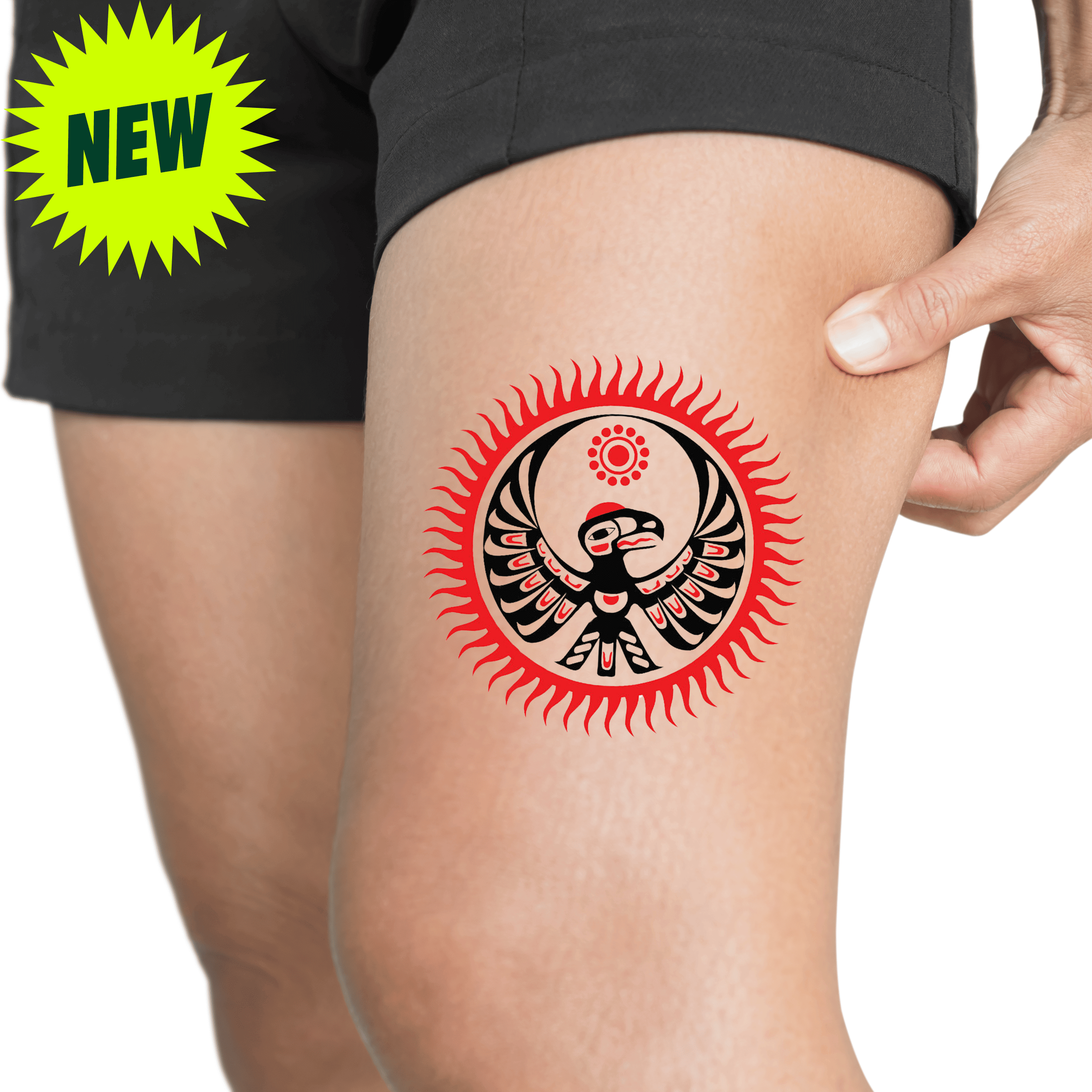 TeMaRo™ 1 X A4 Phoenix Tattoo Temporary Stickers