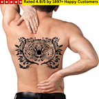 TeMaRo 1 X A4 Tattoo Like Stickers