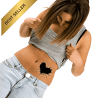 TeMaRo™ 2 X A5 Heart Spider Web Tattoo