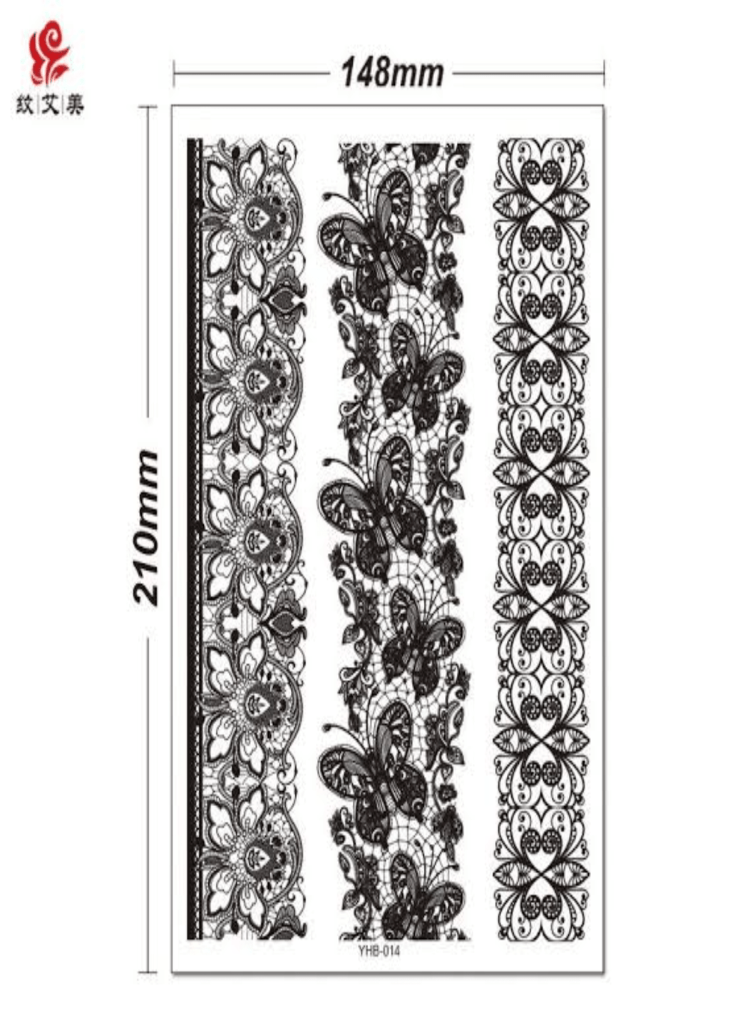 TeMaRo 21cm X 15cm (Not an A4 size) Fake Tattoos South Africa