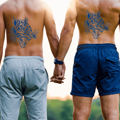 TeMaRo 21cm X 15cm Temporary Tattoos for Men