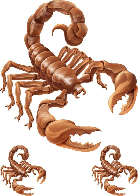 TeMaRo™ 3D Scorpion Tattoo