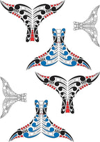 TeMaRo™ A Arm Tattoos for Ladies with Meaning - Dolphin Tail
