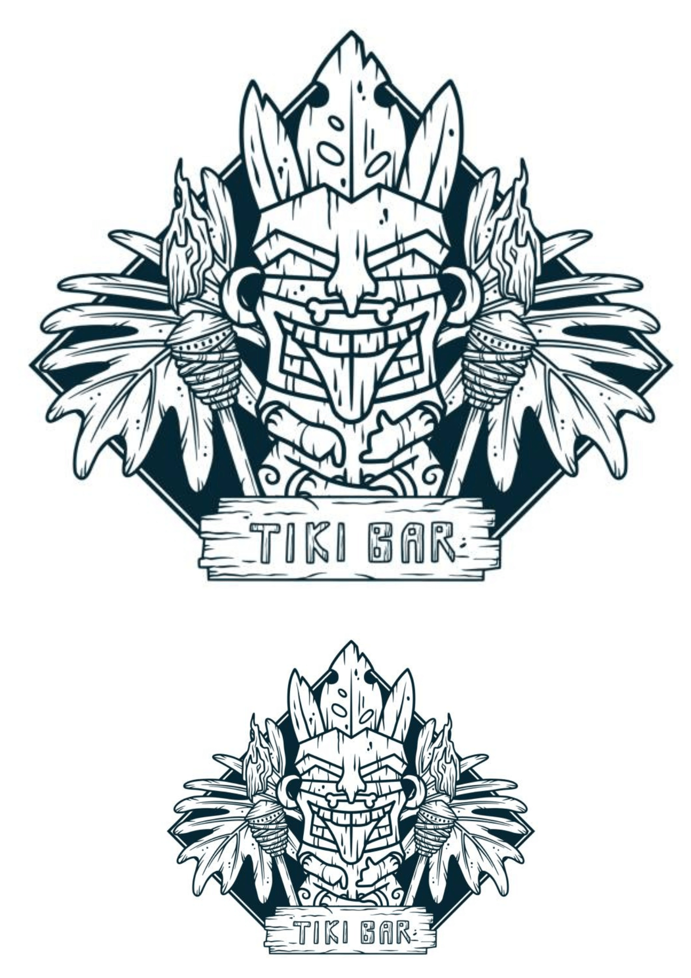 TeMaRo™ A Tiki Personalized Temporary Tattoo