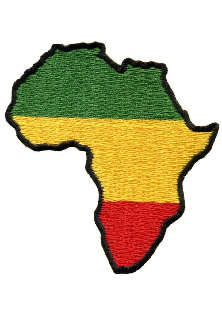 Vibrant Africa Map Reggae Tattoos – TeMaRo™