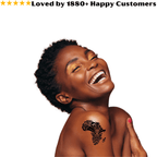 TeMaRo™ Africa Map Tattoo on Arm