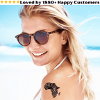 TeMaRo™ Africa Map Tattoo on Arm