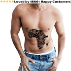 TeMaRo™ Africa Map Tattoo on Arm