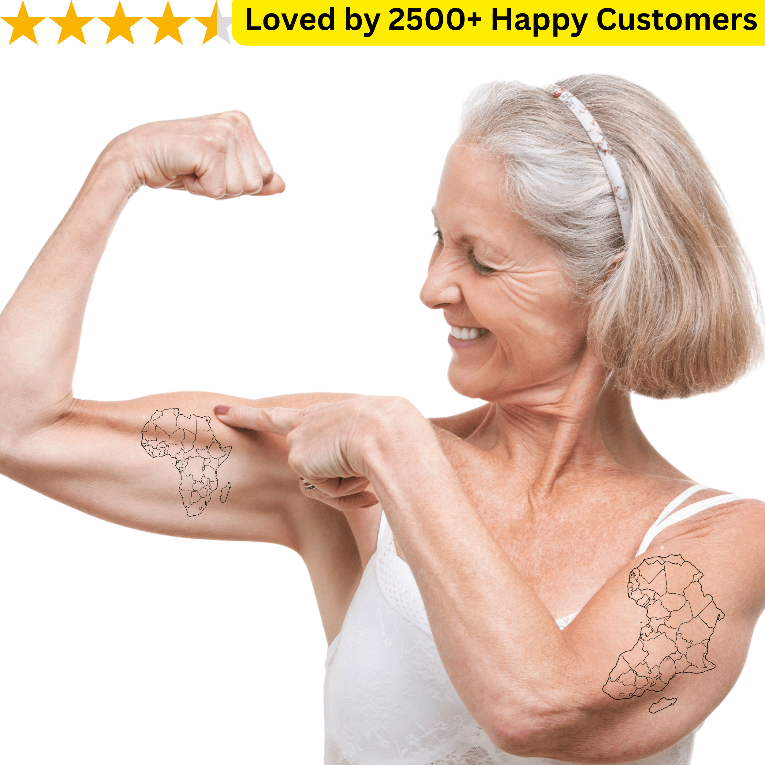 TeMaRo™ Africa Tattoo Design in Arms