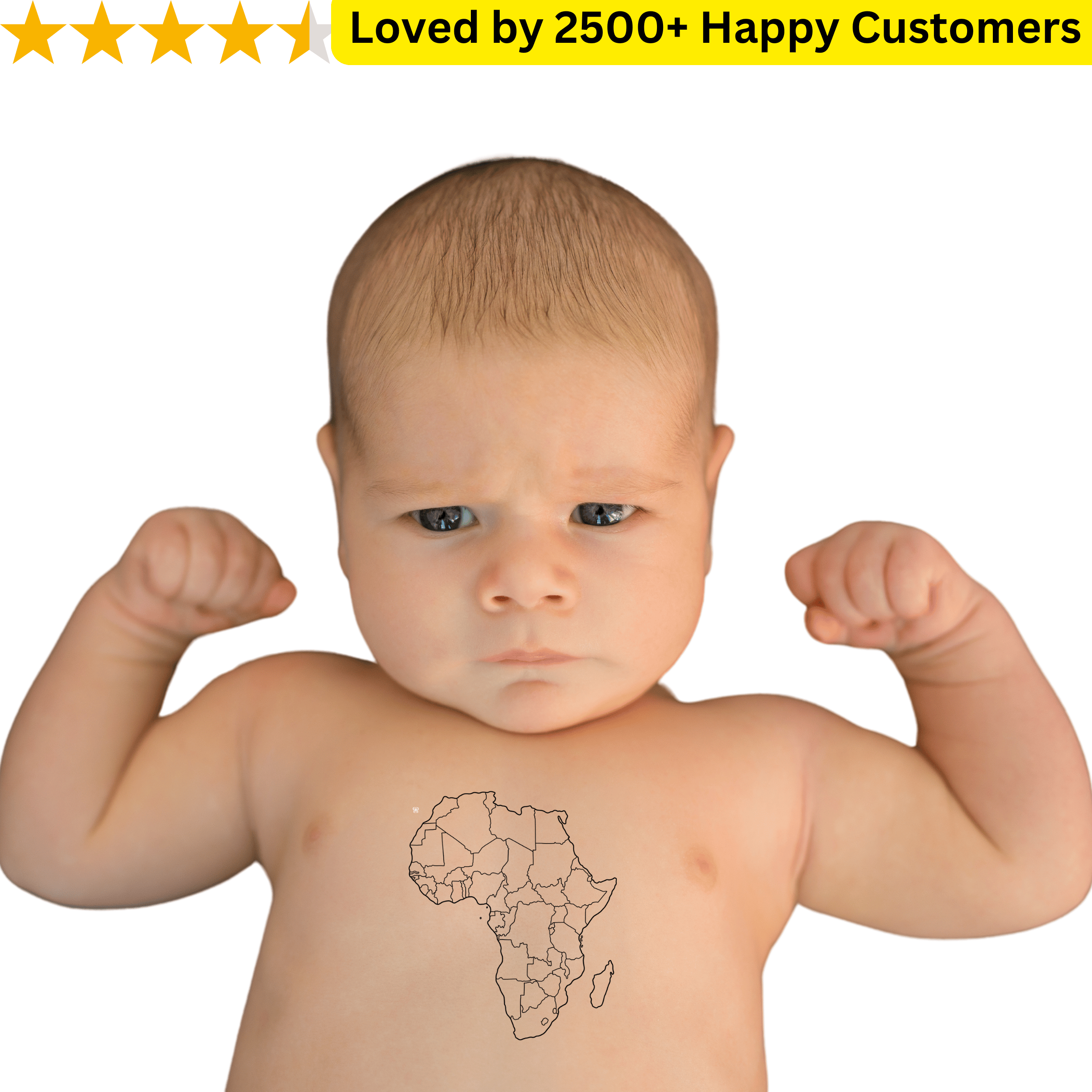 TeMaRo™ Africa Tattoo Design in Arms