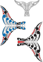 TeMaRo™ B Arm Tattoos for Ladies with Meaning - Dolphin Tail