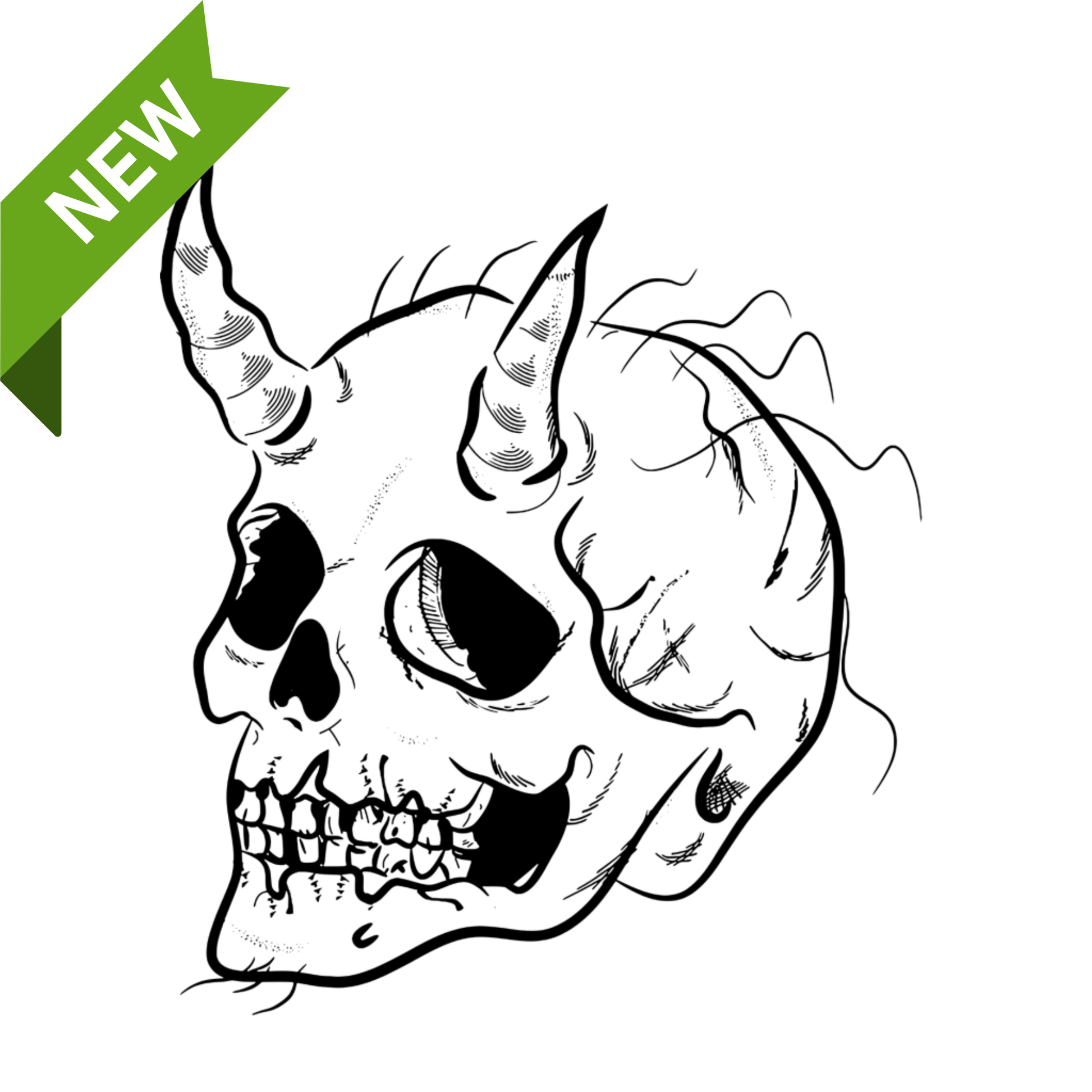 TeMaRo™ Baphomet Skull Tattoo