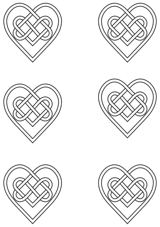 TeMaRo™ Beautiful Tattoos for Ladies - Hearts