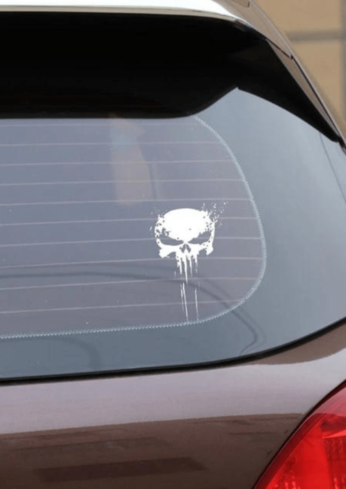 TeMaRo™ Black Vinyl Sticker Glass - Vehicle Decor (10X15cm)