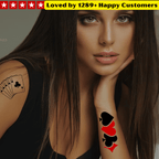 TeMaRo™ Boost Your Acting with Bold Card Tattoo Stickers!"