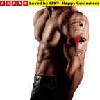 TeMaRo™ Boost Your Acting with Bold Card Tattoo Stickers!"