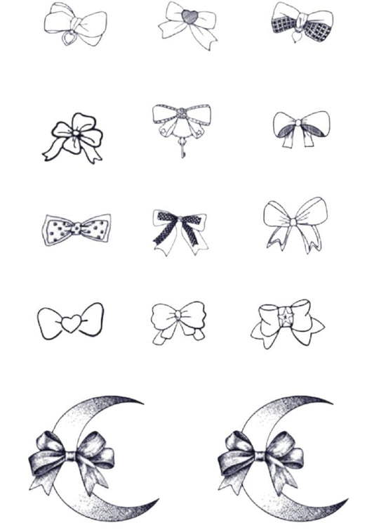 TeMaRo™ Bow Tie Tattoos