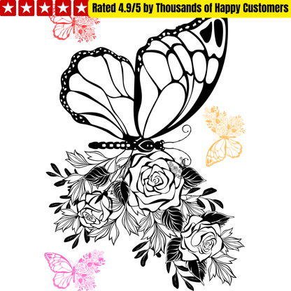 TeMaRo™ Butterfly Tattoo Patterns