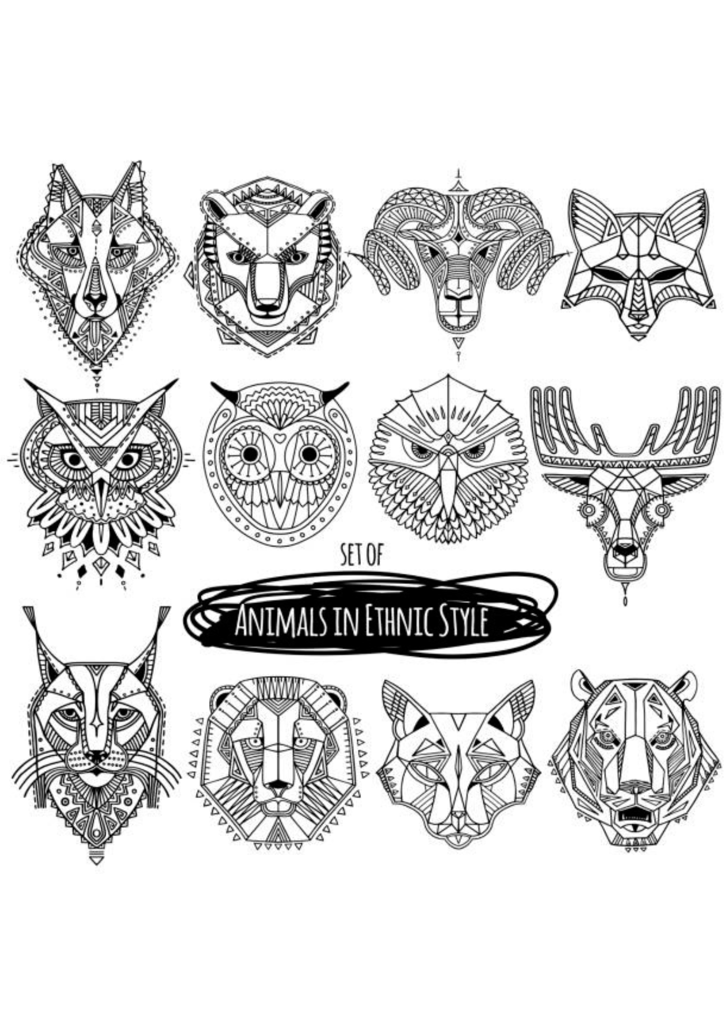 TeMaRo™ Calf Tattoos for Women - Cute Animals Pack