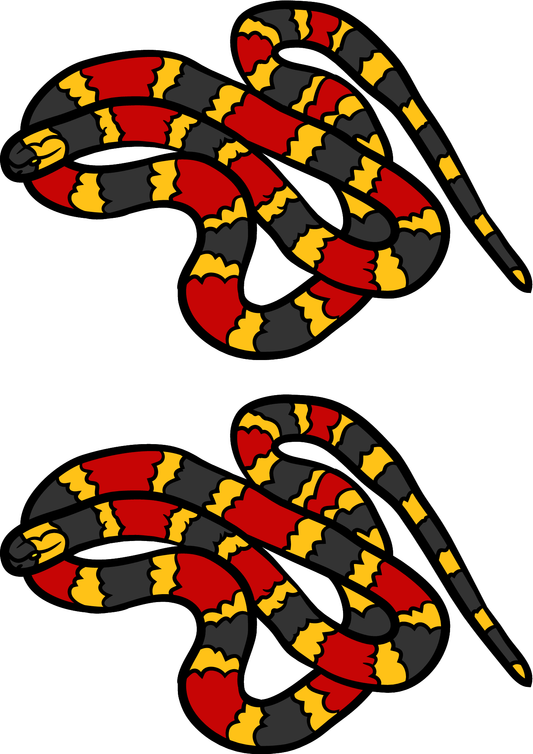 TeMaRo™ Cape Town Tattoos - Coral Snake