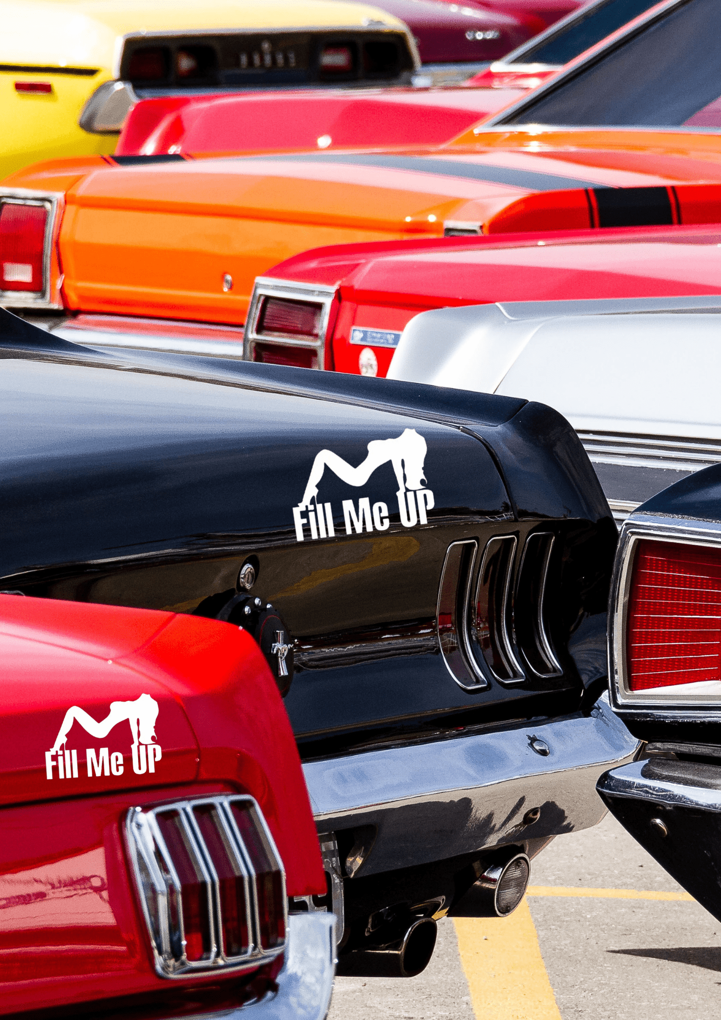 TeMaRo™ Car Sticker - Fill Me Up Decal