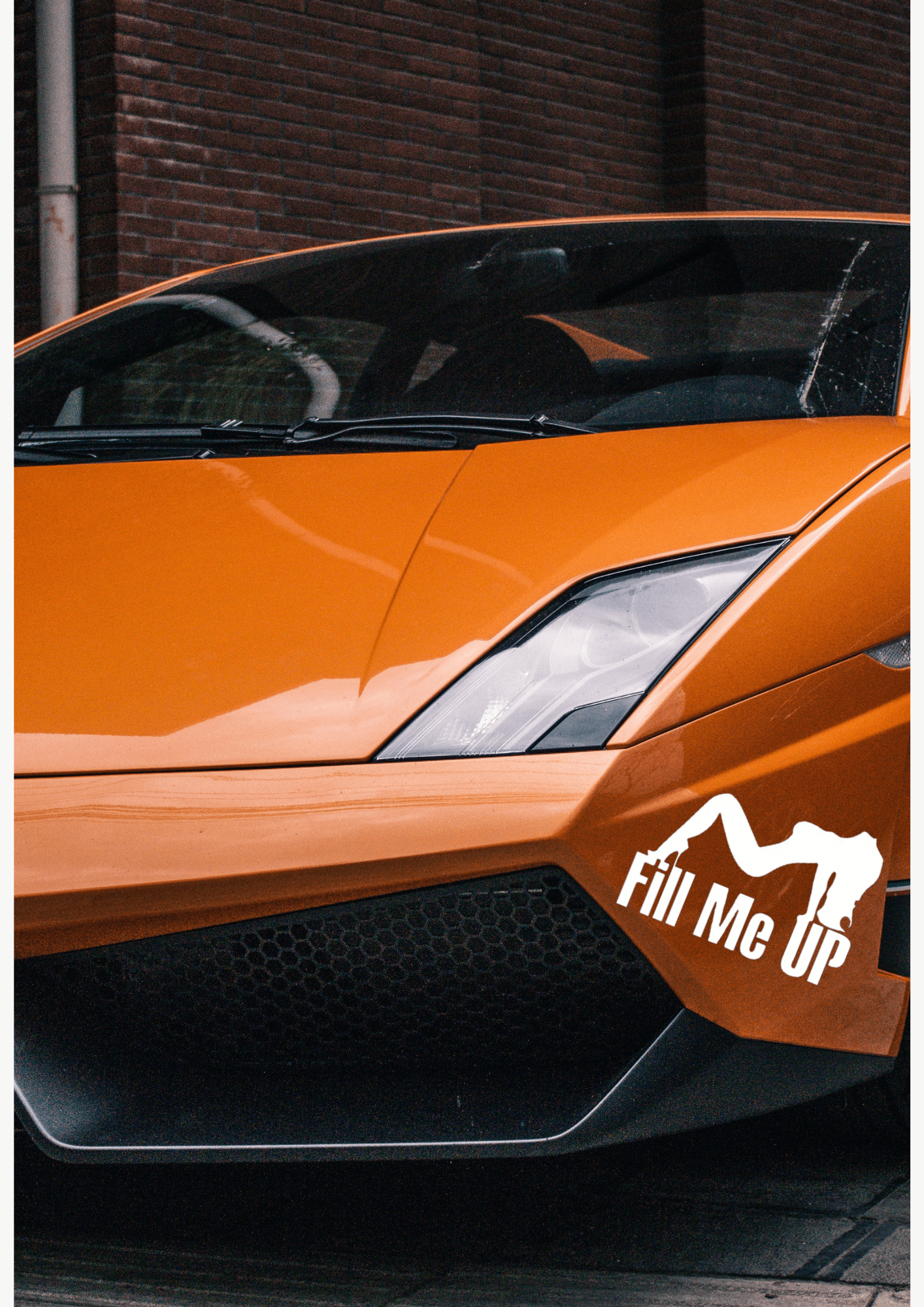 TeMaRo™ Car Sticker - Fill Me Up Decal