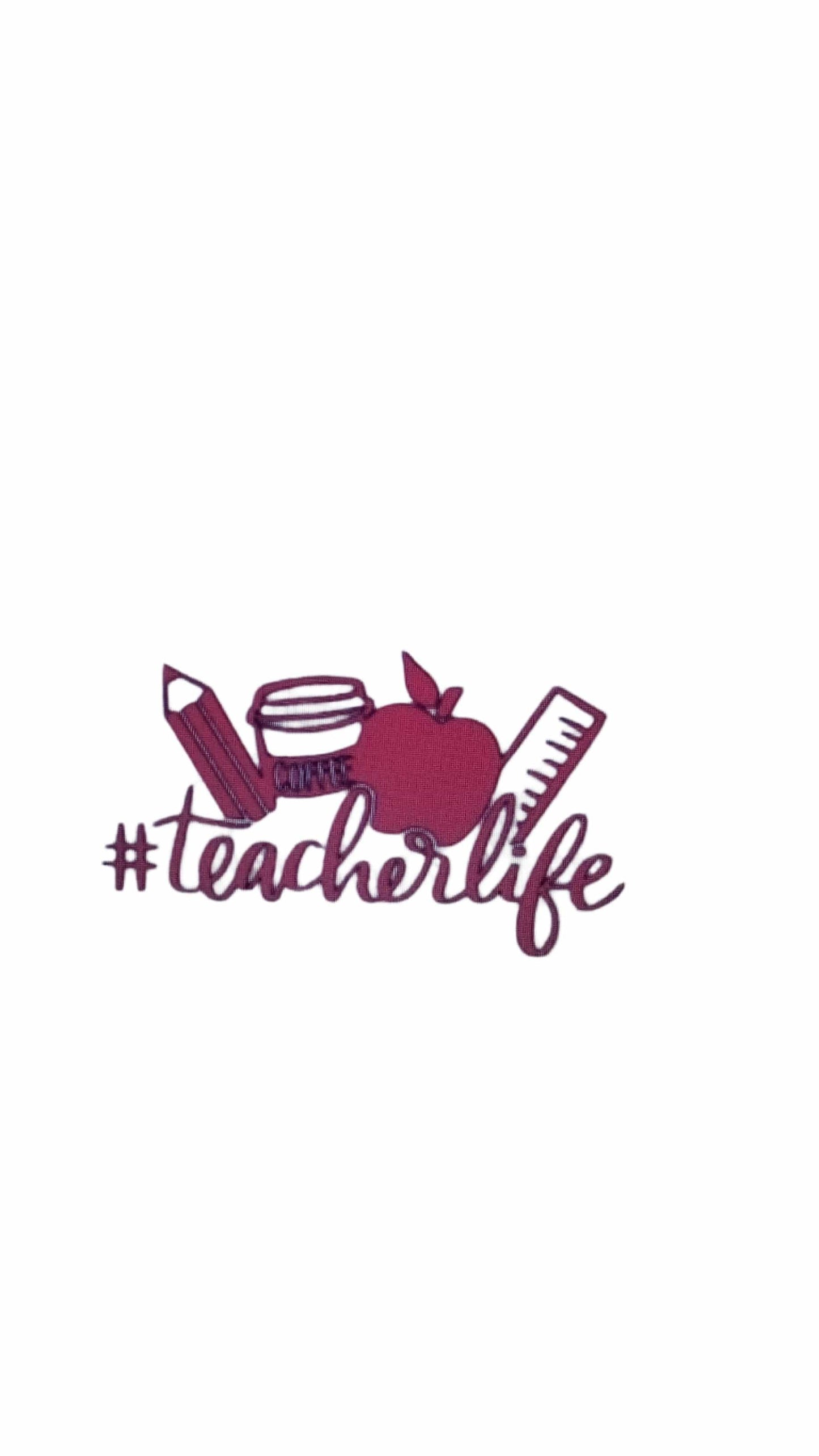 TeMaRo™ Car Stickers Cape Town - Teacher Life Decal