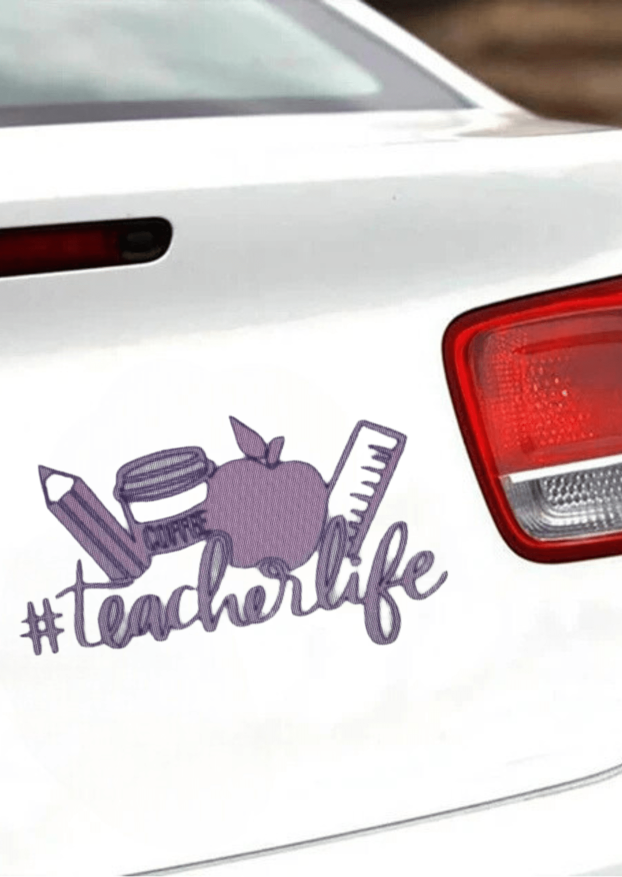 TeMaRo™ Car Stickers Cape Town - Teacher Life Decal