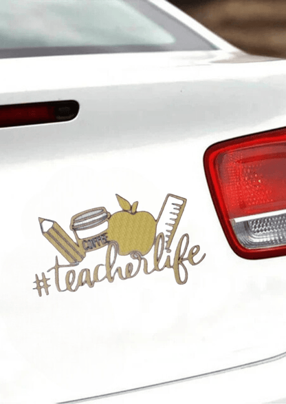 TeMaRo™ Car Stickers Cape Town - Teacher Life Decal