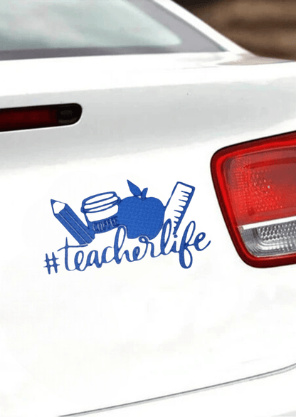 TeMaRo™ Car Stickers Cape Town - Teacher Life Decal