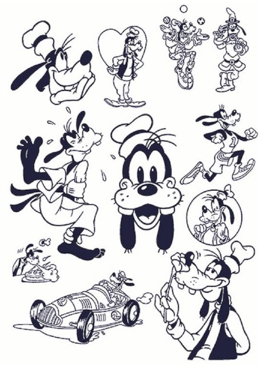 TeMaRo™ Cartoon Tattoos