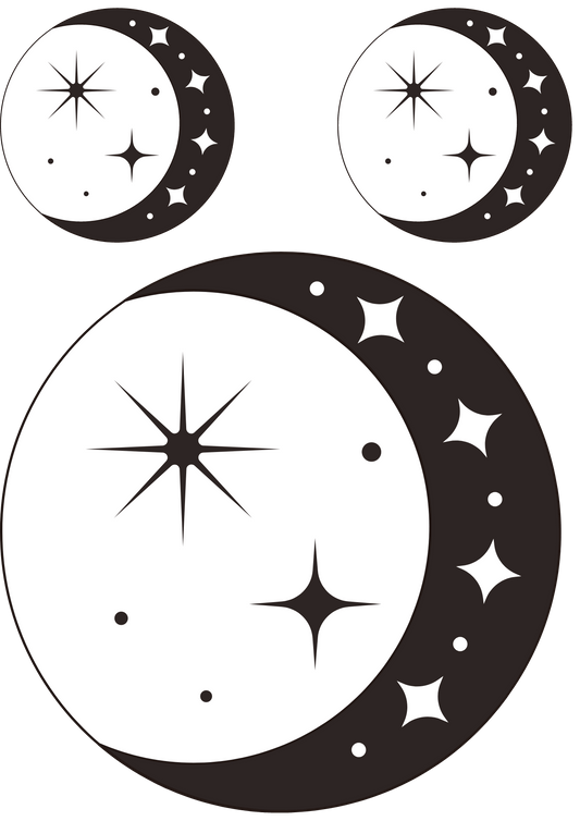 TeMaRo™ Celestial Moon Tattoo Man
