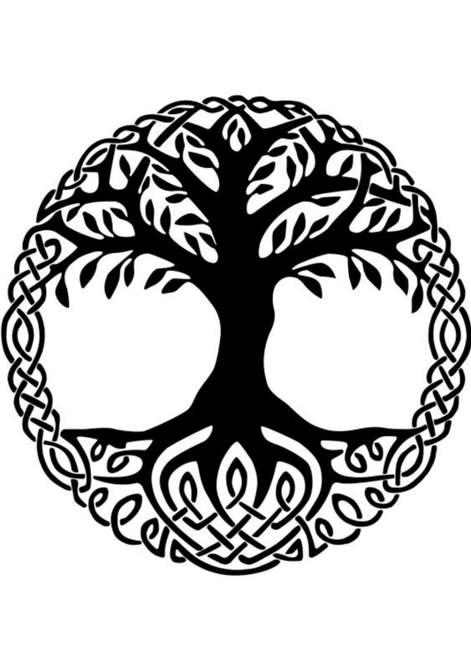 TeMaRo™ Chest Tattoo Designs Male - Tree of Life