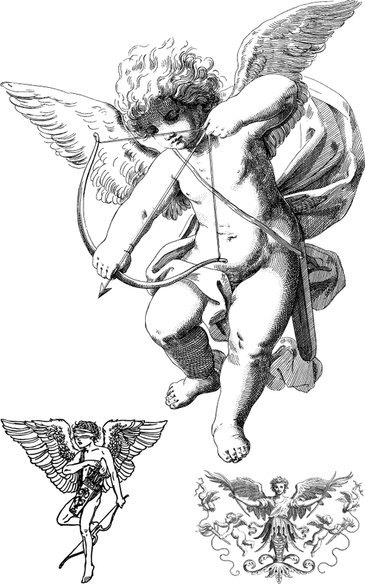 TeMaRo™ Chest Tattoos Angel