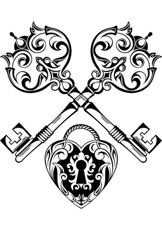 TeMaRo™ Custom Temporary Tattoo - 21st Birthday Key