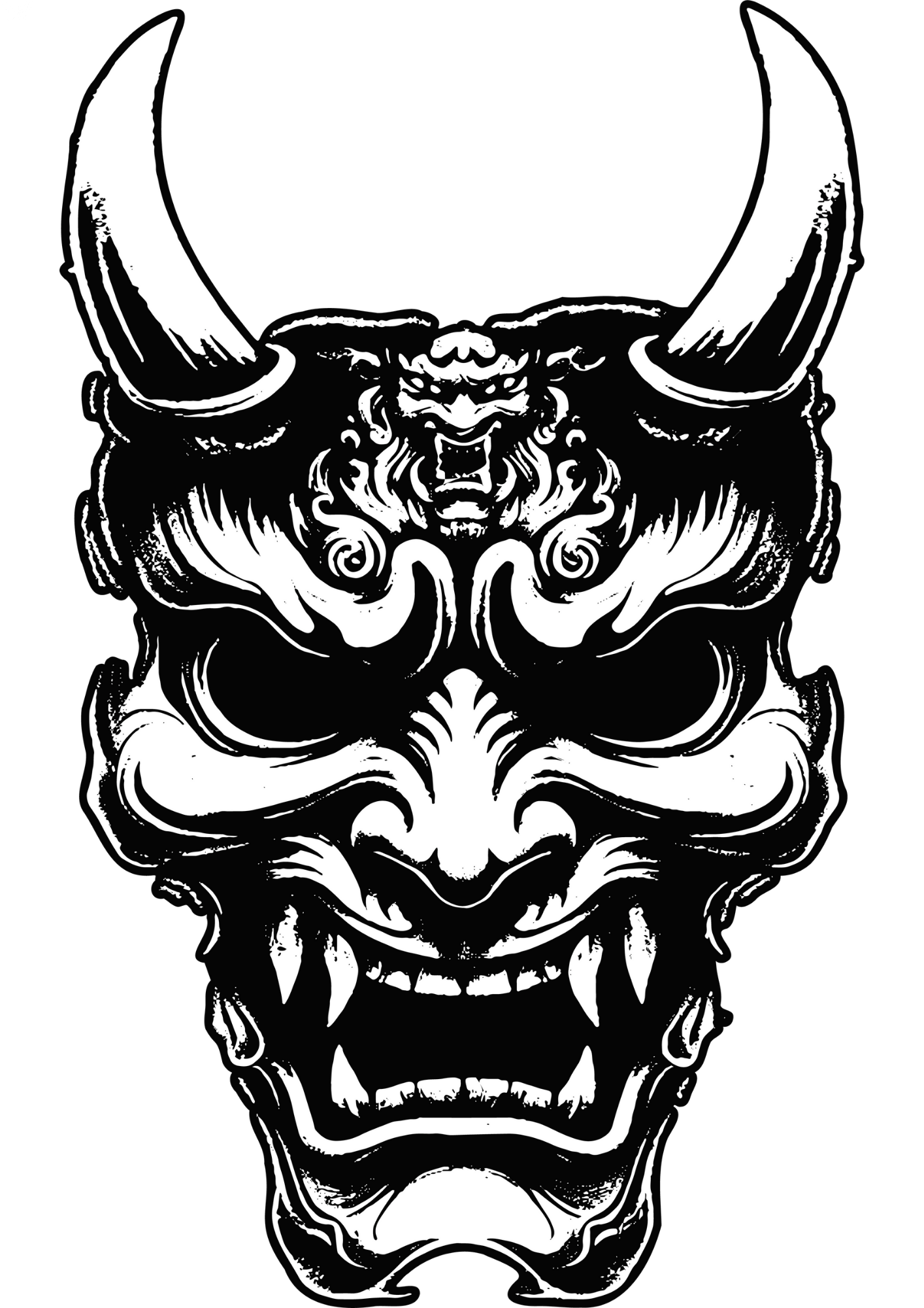 TeMaRo™ Dark Hannya Tattoo