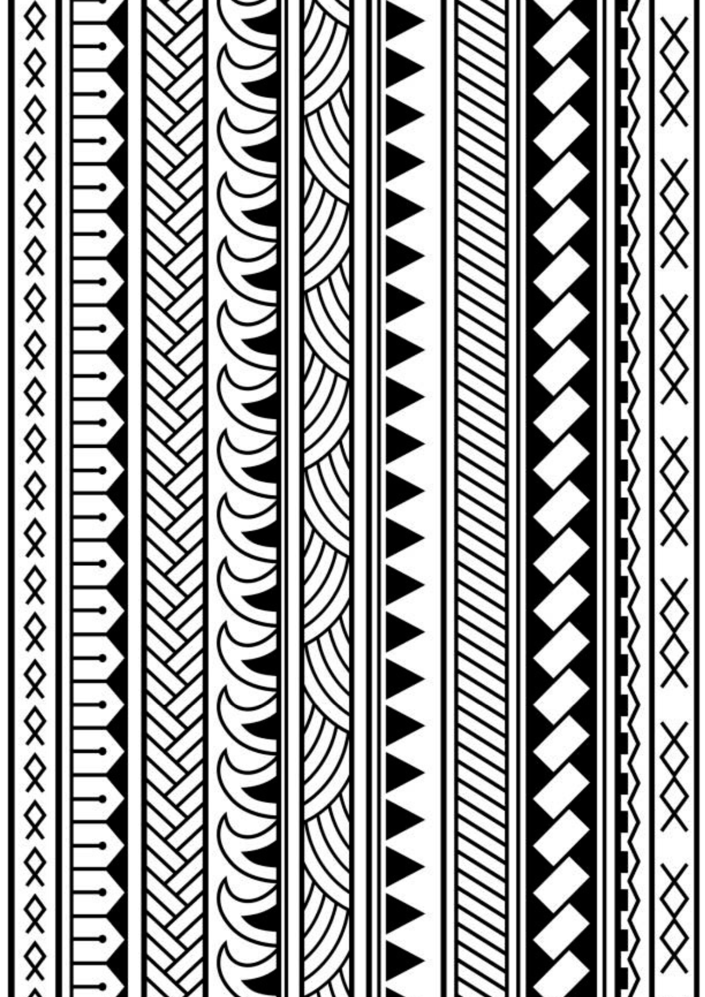 TeMaRo™ Disposable Tattoo Tribal Sleeve