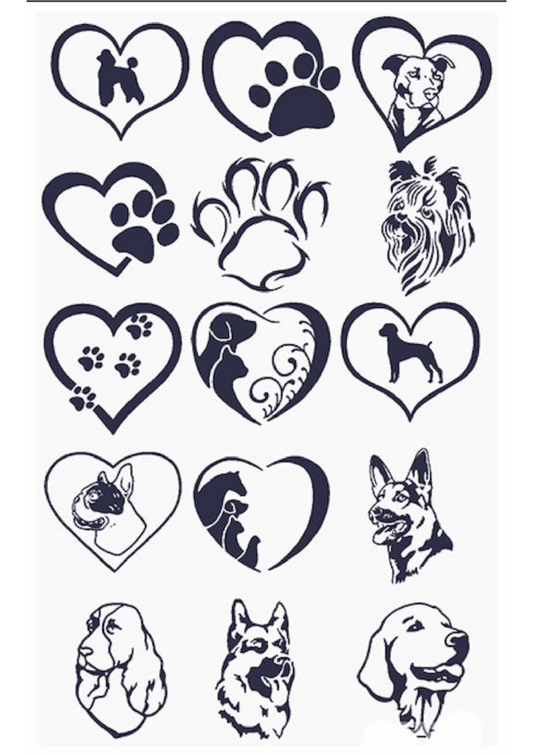 TeMaRo™ Dog Tattoos Ideas for Guys