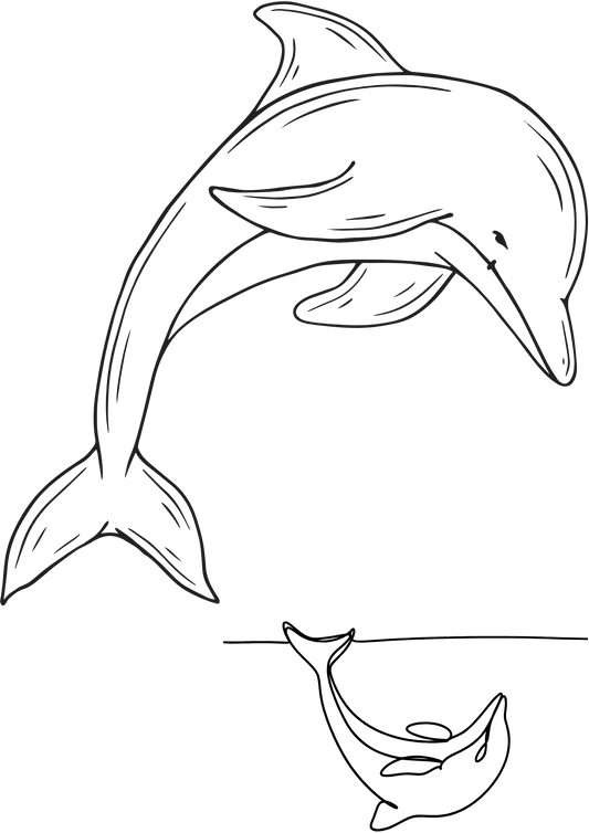 TeMaRo™ Dolphin Tattoo Male