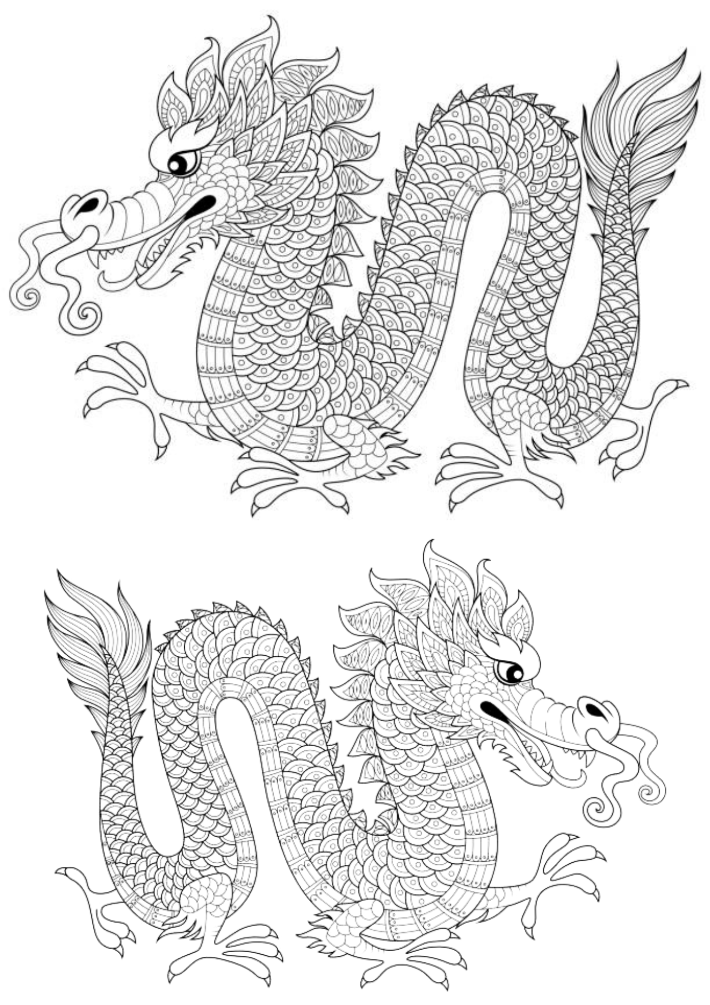 TeMaRo™ Dragon Tattoo Patterns