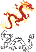 TeMaRo™ Dragon Temporary Tatoo