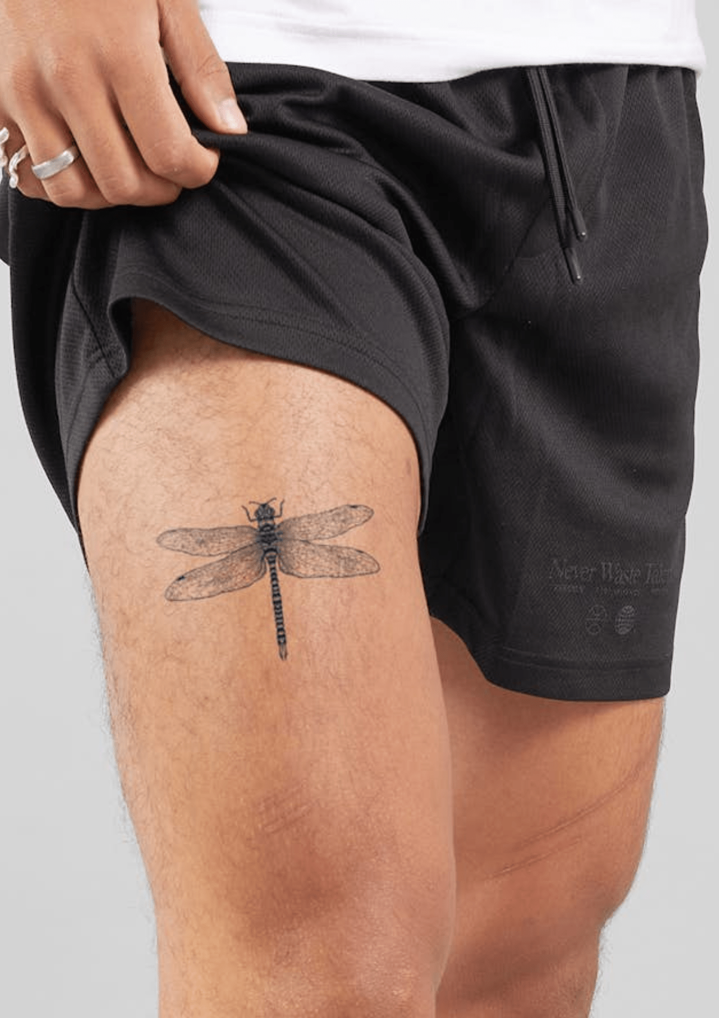 TeMaRo™ Dragonfly Tattoo on Thighs