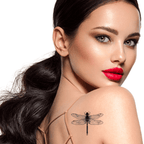 TeMaRo™ Dragonfly Tattoo on Thighs