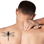 TeMaRo™ Dragonfly Tattoo on Thighs