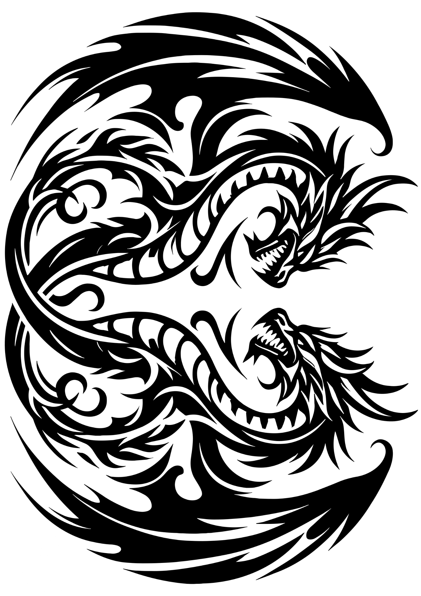 TeMaRo™ Dragons Tattoo