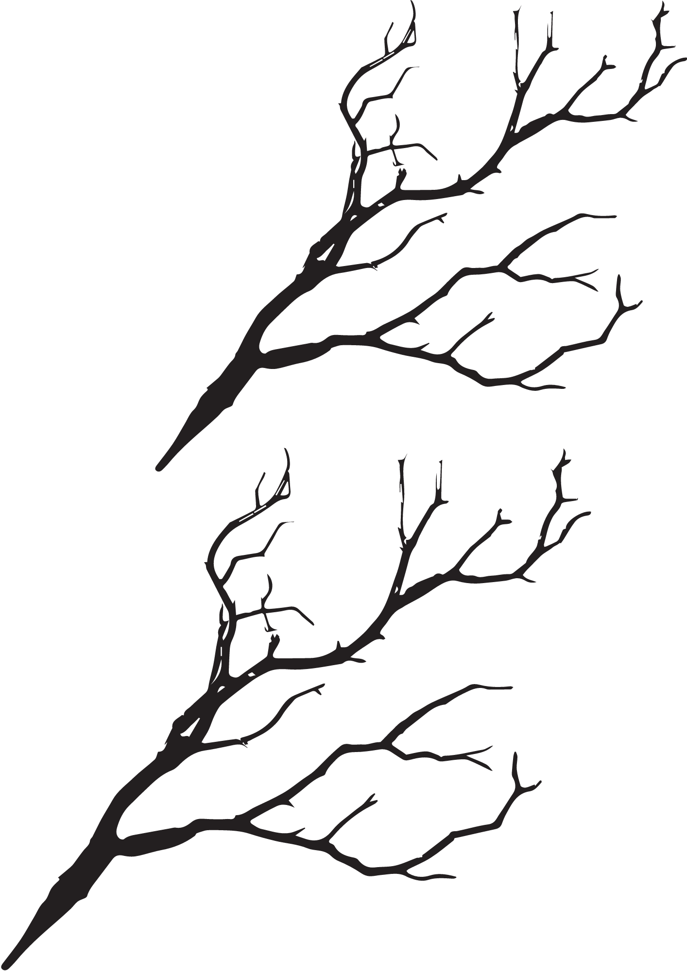 TeMaRo™ Dry twigs tattoo forearm