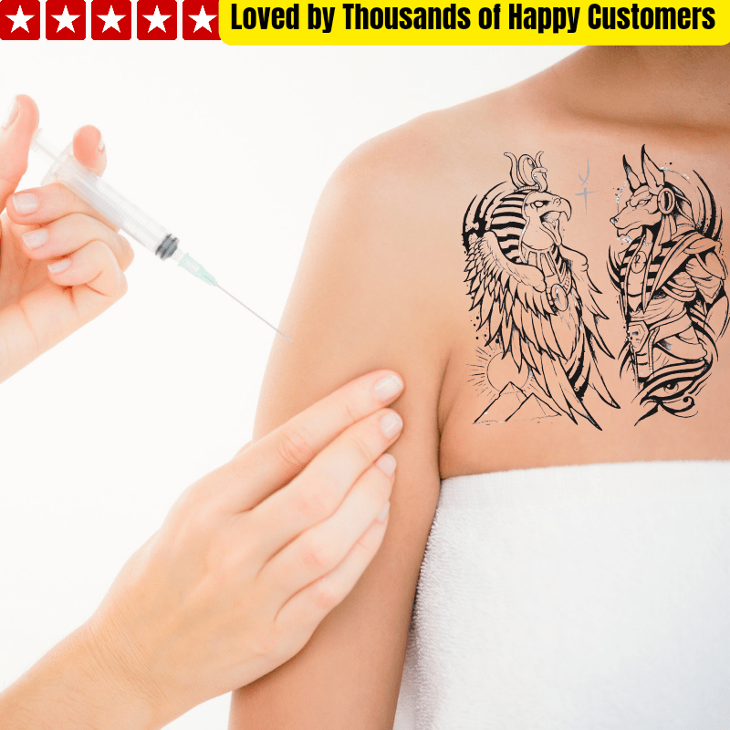 TeMaRo™ Egyptian God Anubis Tattoo